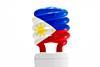Flag Of The Philippines On Bulb