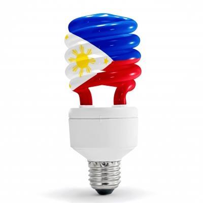 Flag Of The Philippines On Bulb